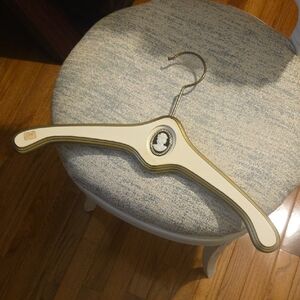 Vintage Elegant Cream and Gold Hanger 1940s